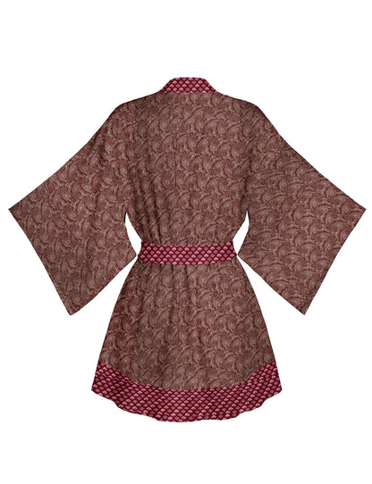 One Of A Kind Recyled Sari Kimono #65