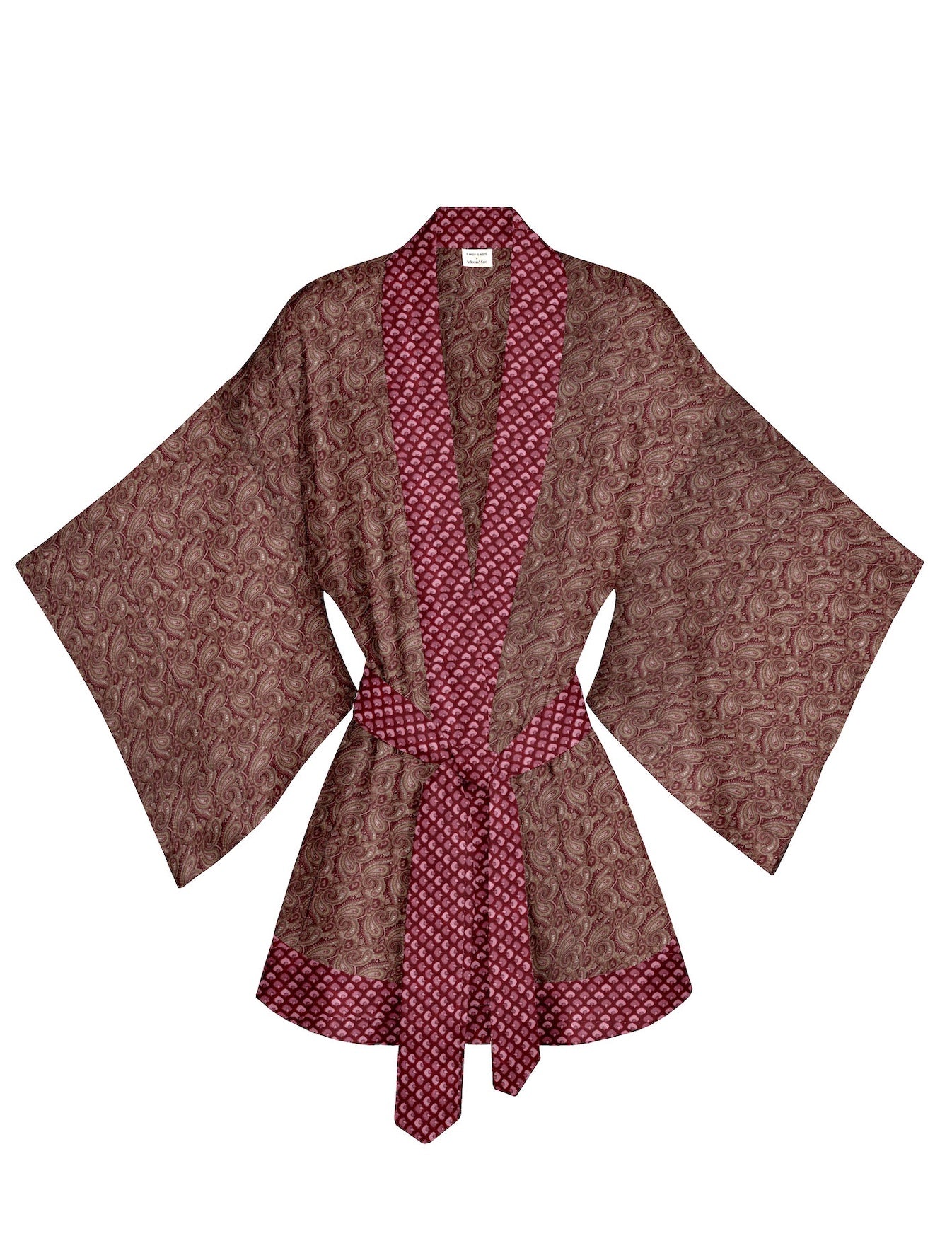 One Of A Kind Recyled Sari Kimono #65