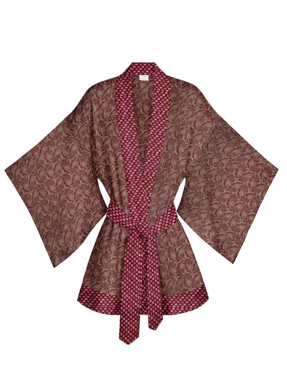 One Of A Kind Recyled Sari Kimono #65