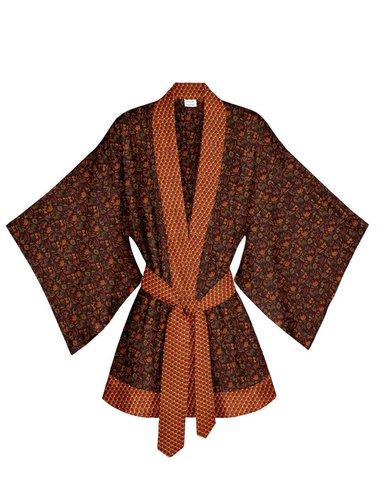 One Of A Kind Recyled Sari Kimono #66