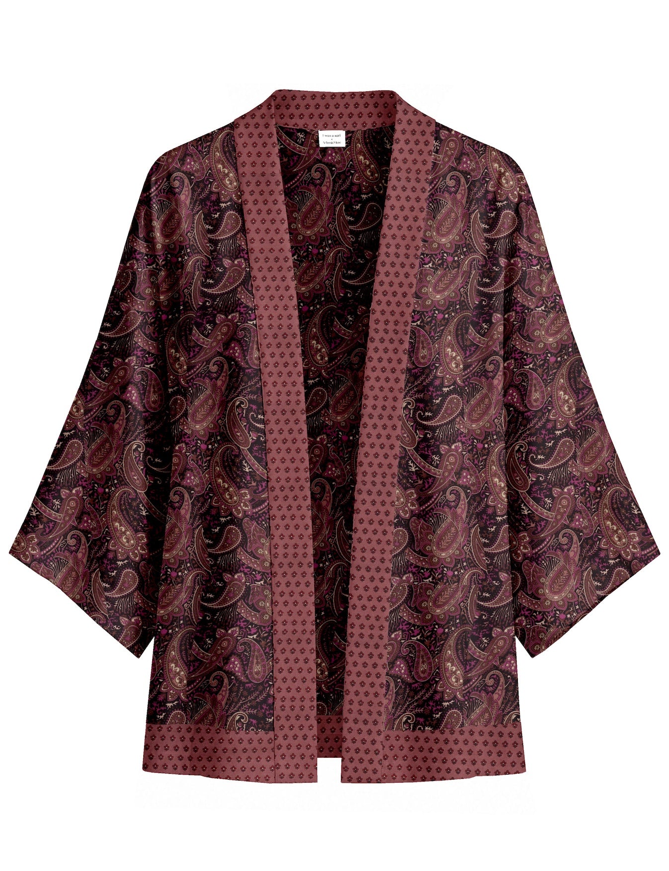 One Of A Kind Recyled Sari Kimono #67