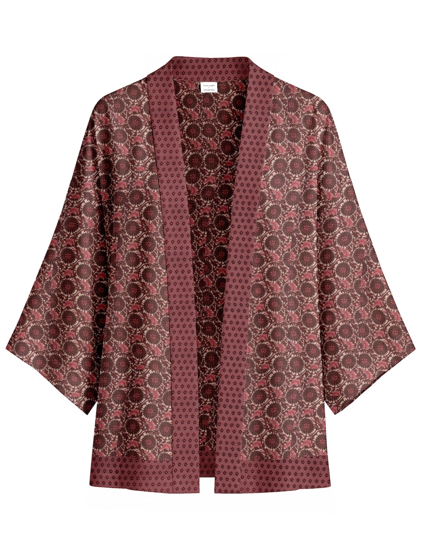 One Of A Kind Recyled Sari Kimono #68