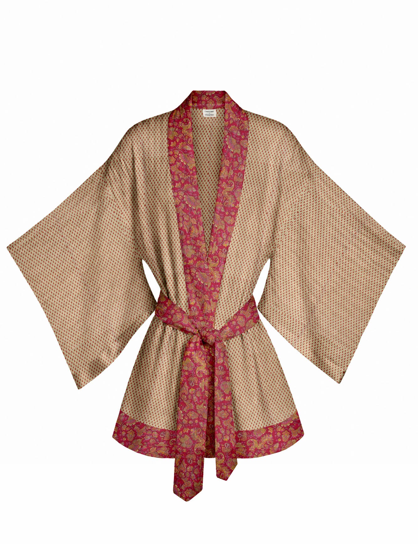 One Of A Kind Recyled Sari Kimono #7