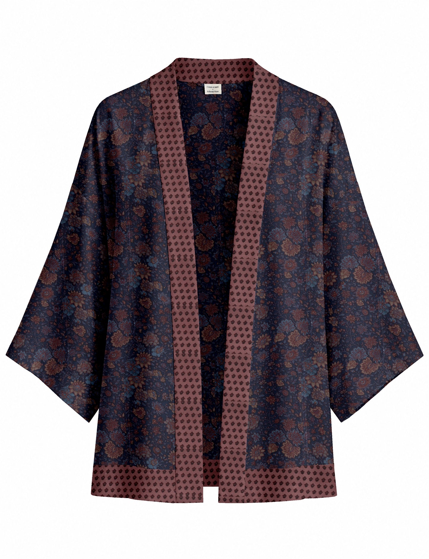 One Of A Kind Recyled Sari Kimono #70