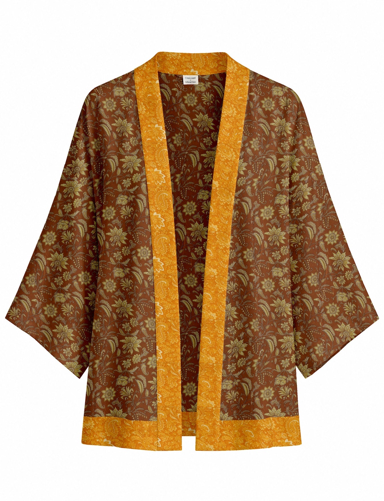 One Of A Kind Recyled Sari Kimono #71