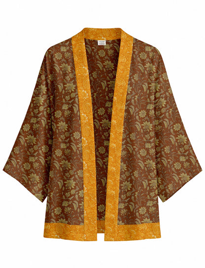 One Of A Kind Recyled Sari Kimono #71