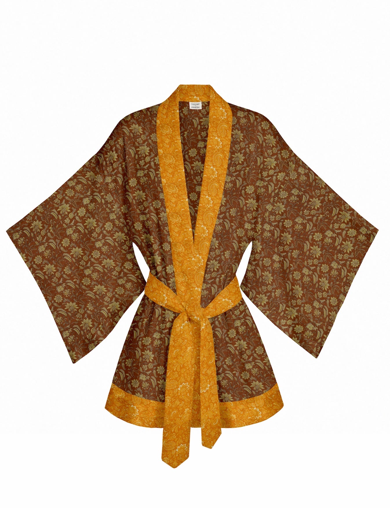One Of A Kind Recyled Sari Kimono #71
