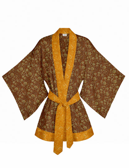 One Of A Kind Recyled Sari Kimono #71