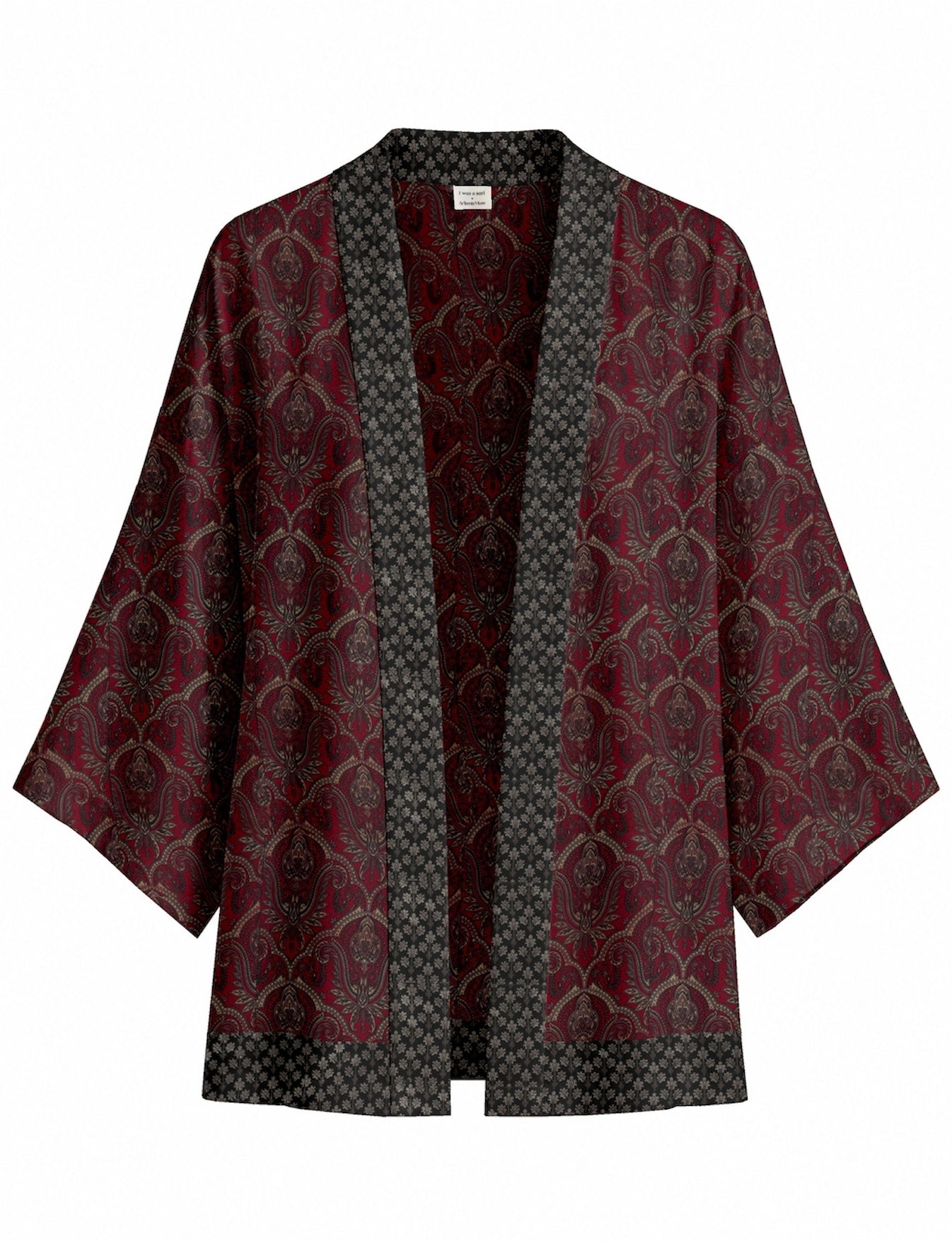 One Of A Kind Recyled Sari Kimono #72