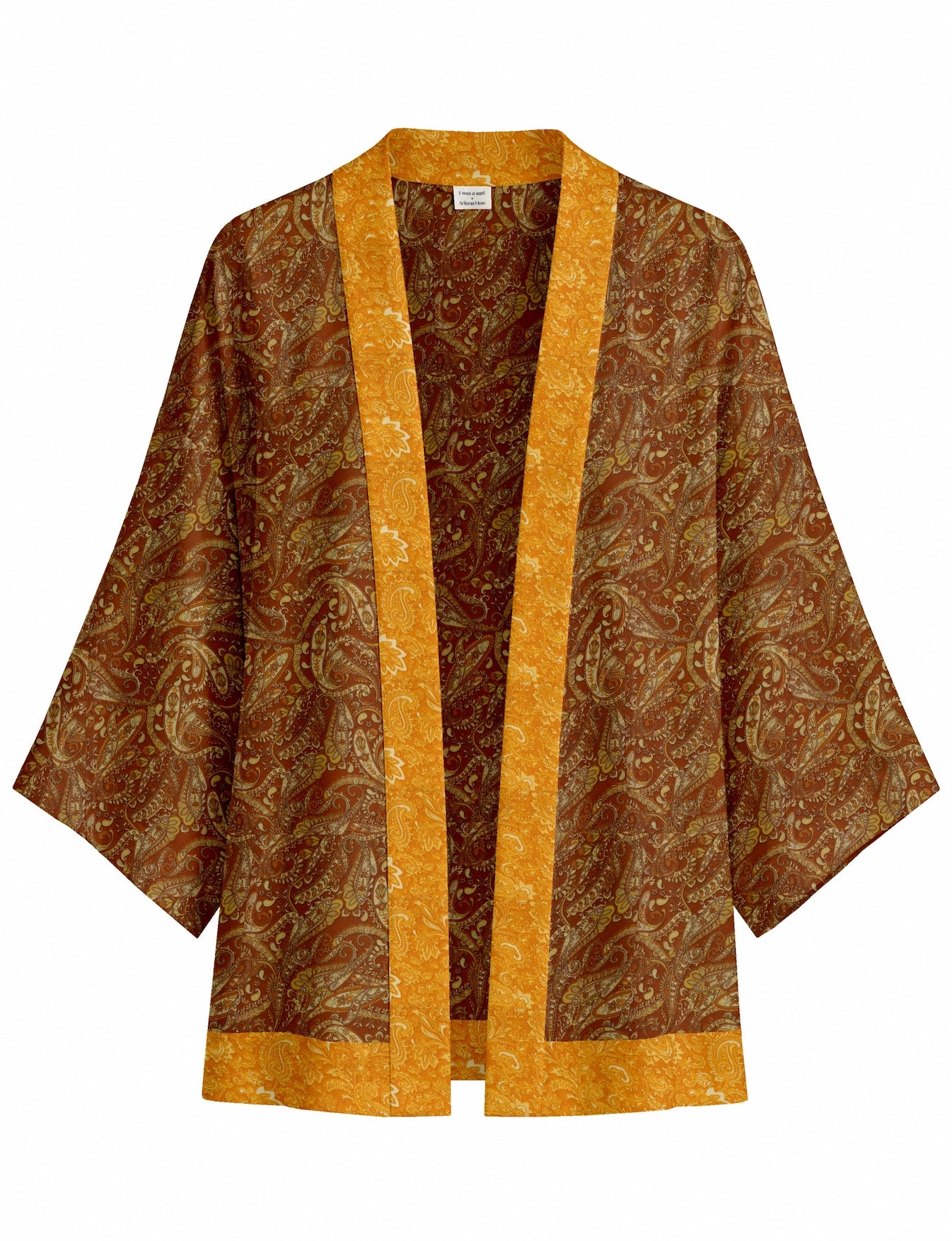 One Of A Kind Recyled Sari Kimono #74