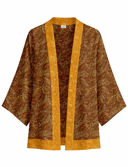 One Of A Kind Recyled Sari Kimono #74