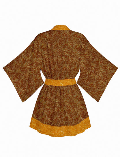 One Of A Kind Recyled Sari Kimono #74