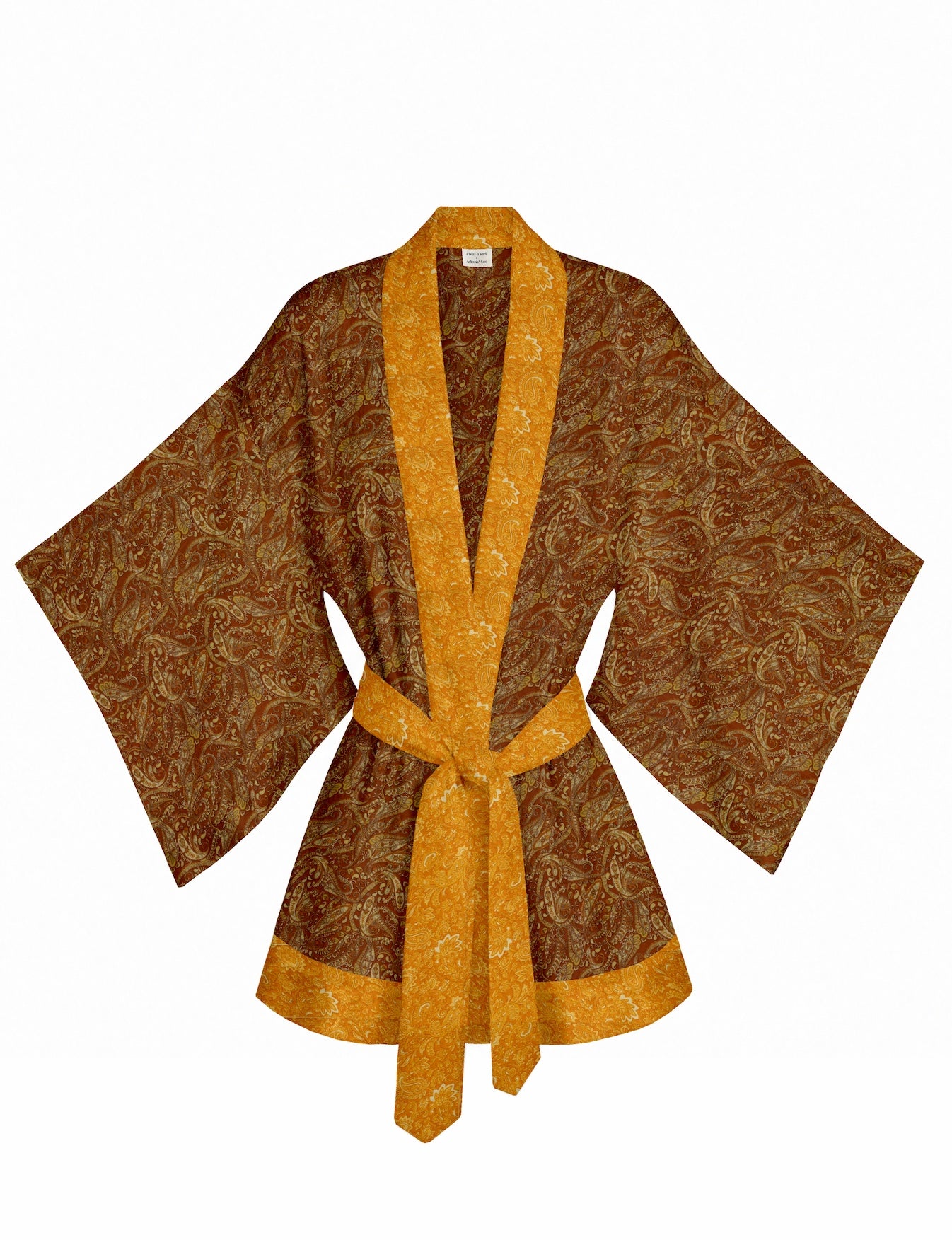 One Of A Kind Recyled Sari Kimono #74