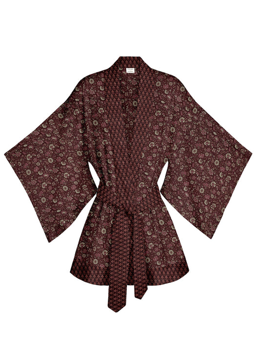 One Of A Kind Recyled Sari Kimono #75