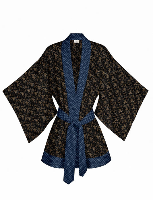 One Of A Kind Recyled Sari Kimono #79