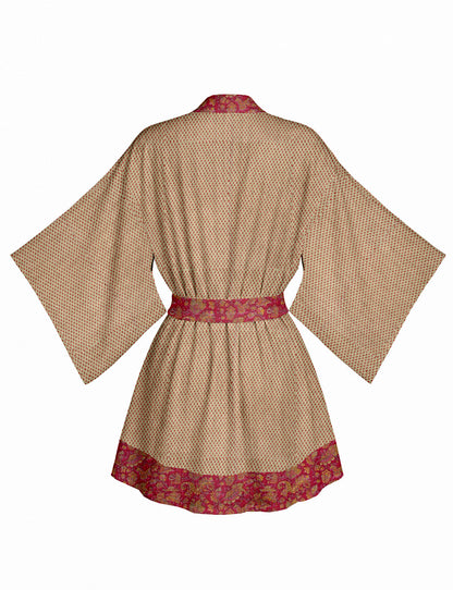 One Of A Kind Recyled Sari Kimono #7