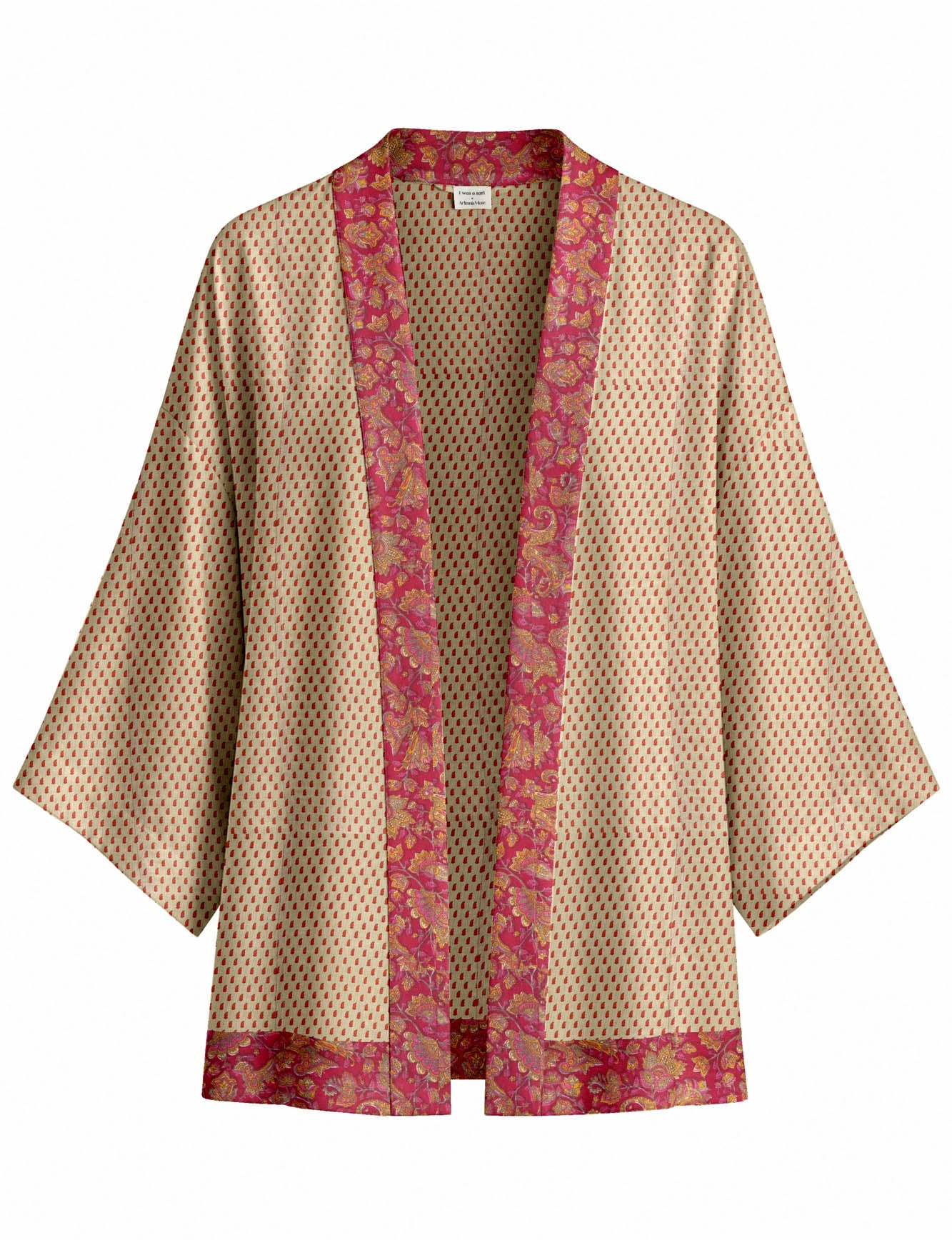 One Of A Kind Recyled Sari Kimono #7