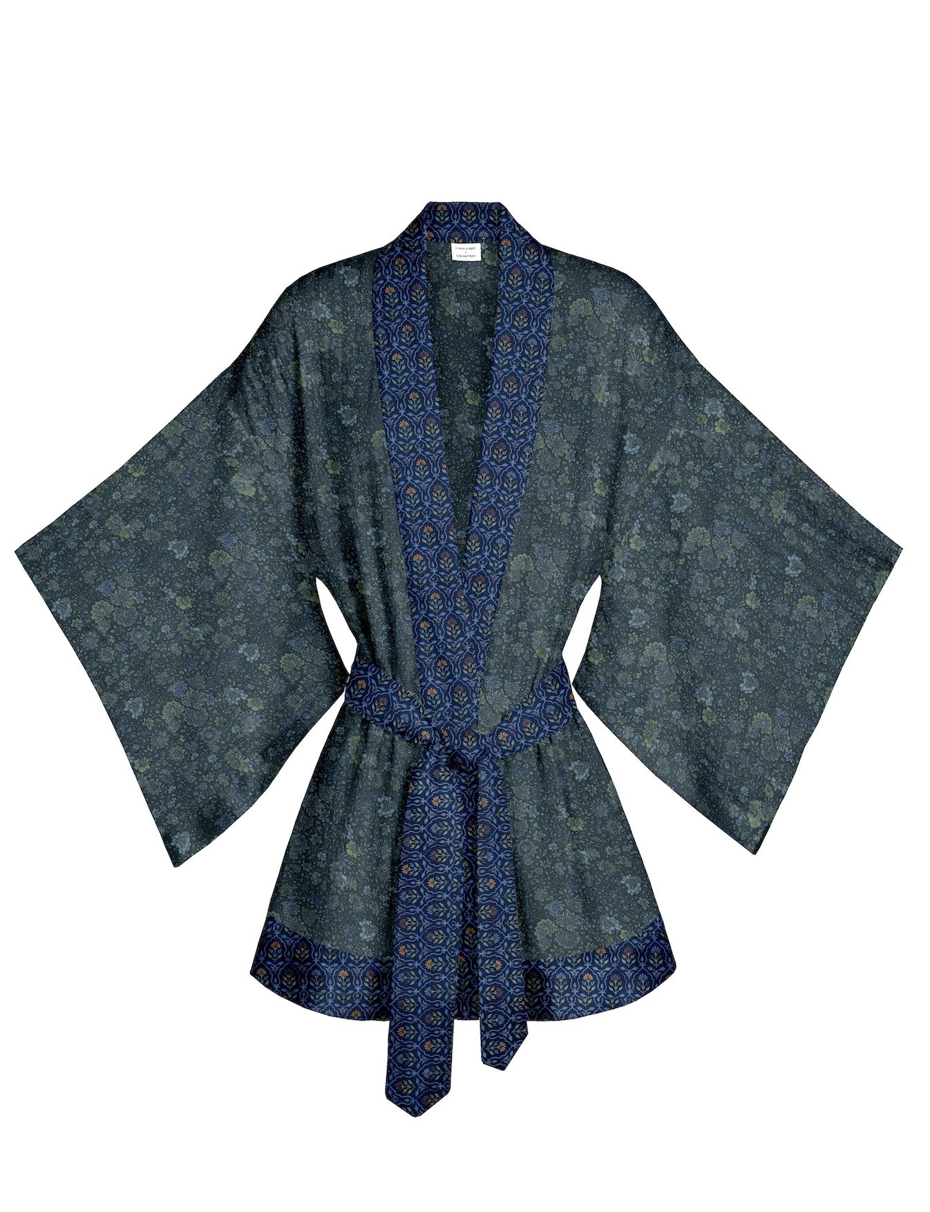 One Of A Kind Recyled Sari Kimono #83