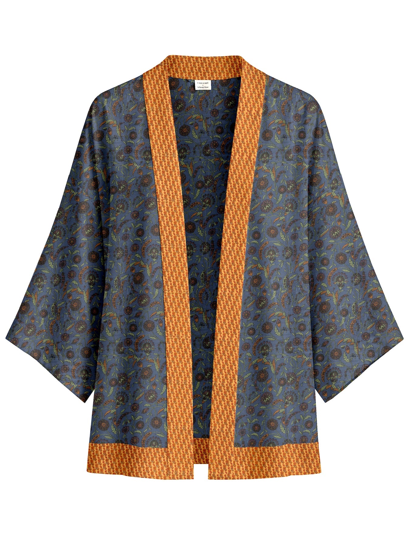 One Of A Kind Recyled Sari Kimono #84