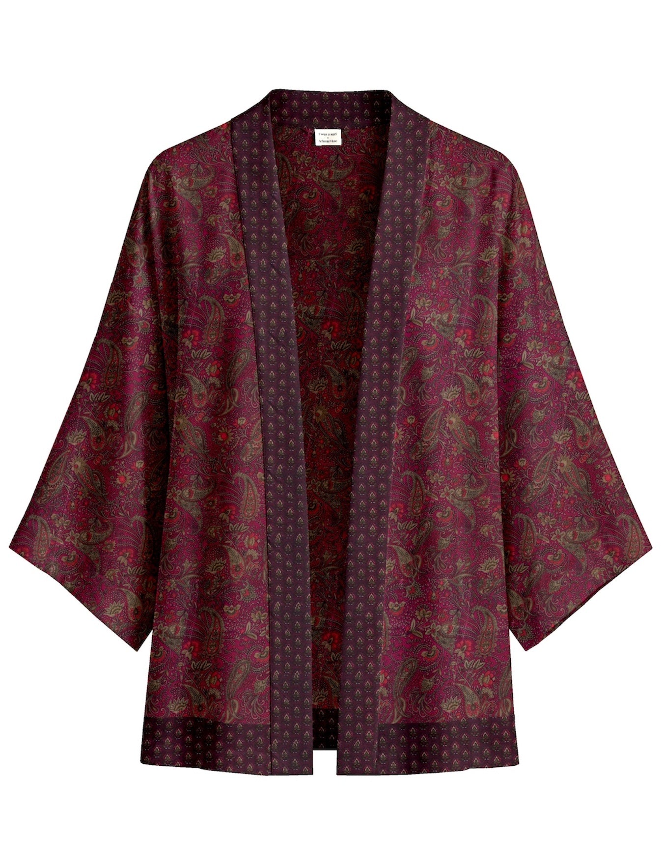 One Of A Kind Recyled Sari Kimono #85