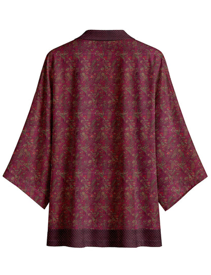 One Of A Kind Recyled Sari Kimono #85