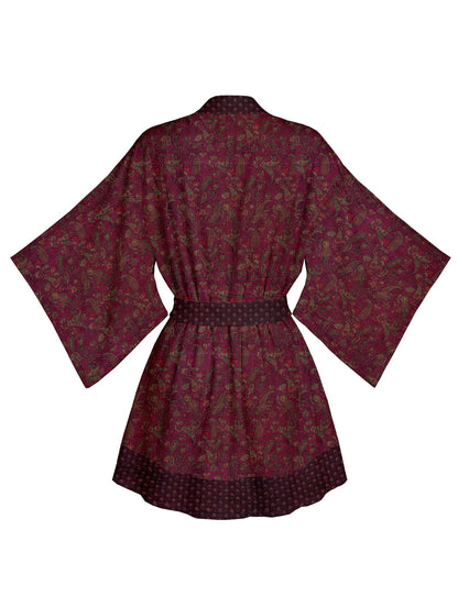 One Of A Kind Recyled Sari Kimono #85
