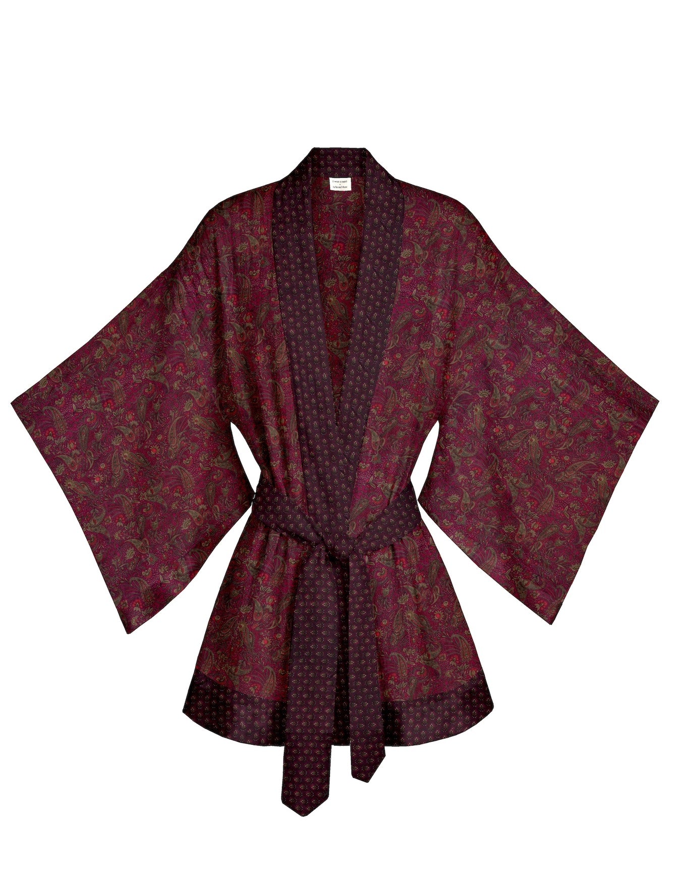 One Of A Kind Recyled Sari Kimono #85