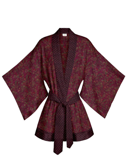 One Of A Kind Recyled Sari Kimono #85
