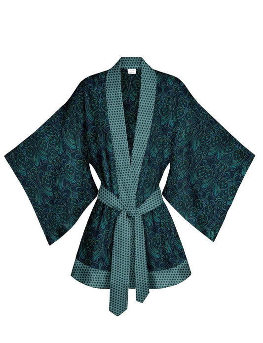 One Of A Kind Recyled Sari Kimono #86