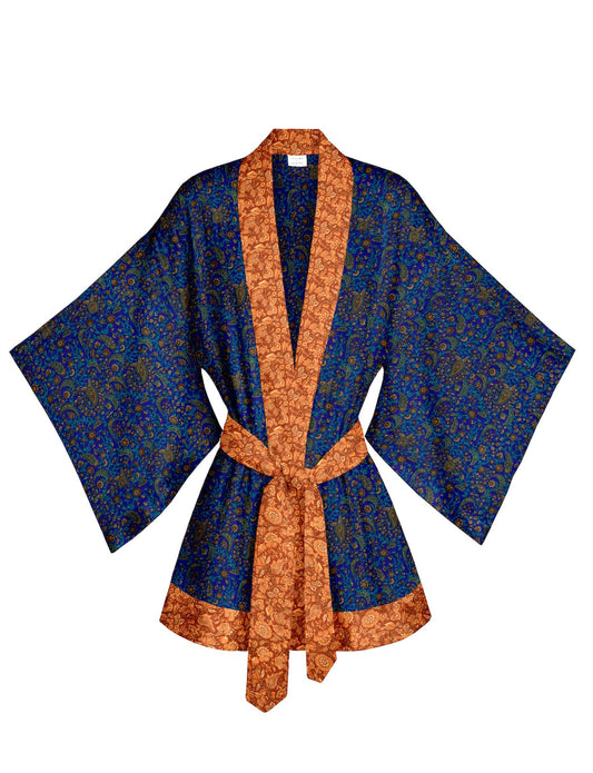 One Of A Kind Recyled Sari Kimono #87