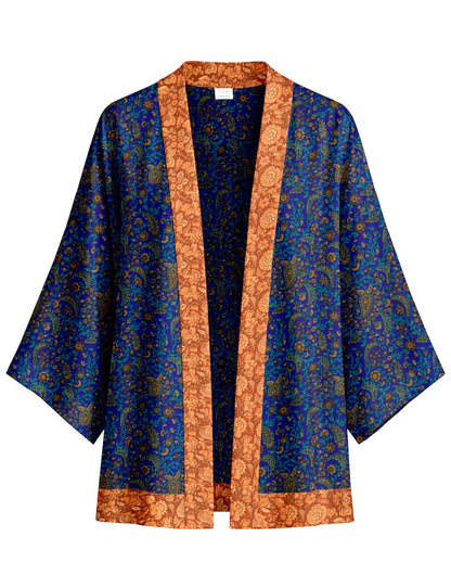 One Of A Kind Recyled Sari Kimono #87