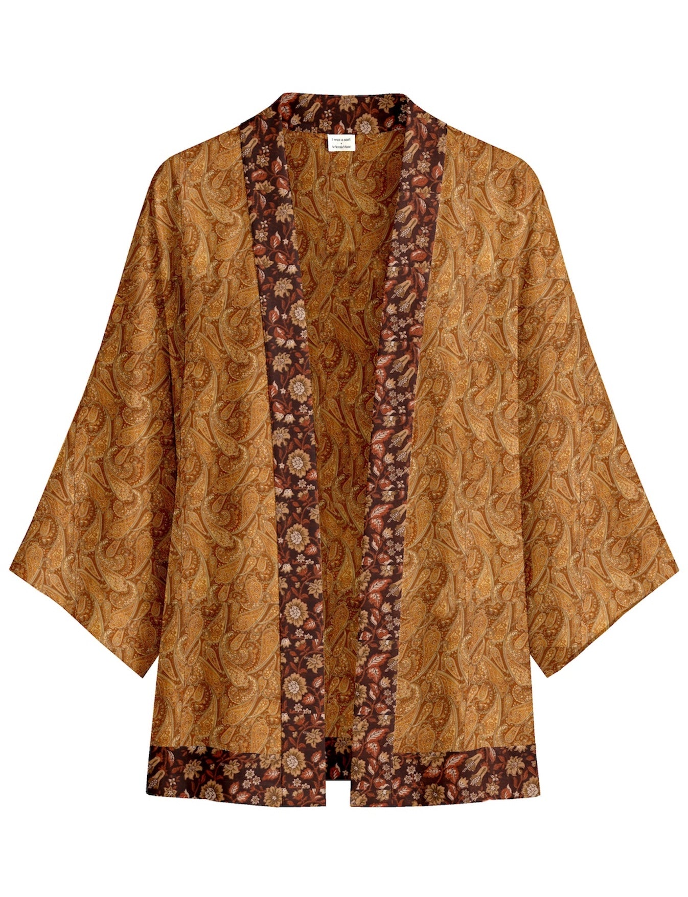 One Of A Kind Recyled Sari Kimono #88
