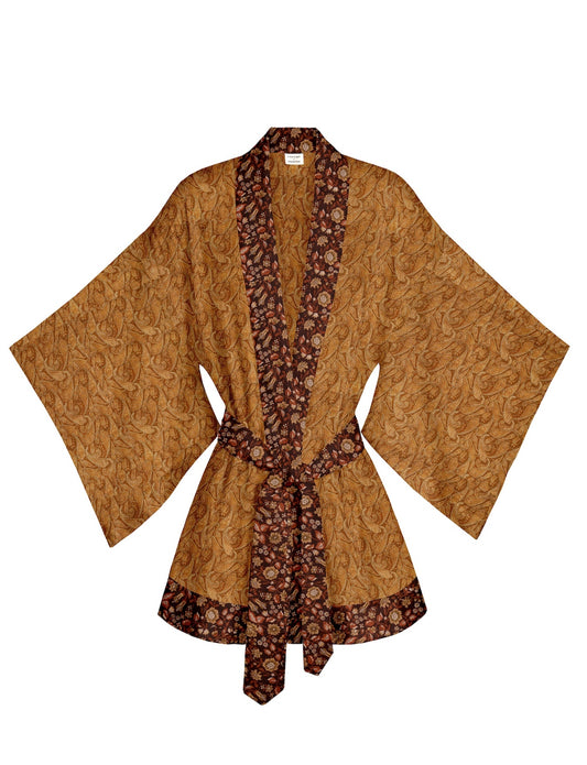 One Of A Kind Recyled Sari Kimono #88