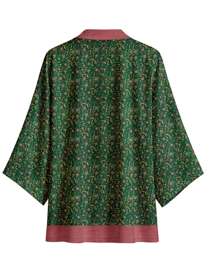 One Of A Kind Recyled Sari Kimono #90