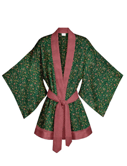 One Of A Kind Recyled Sari Kimono #90