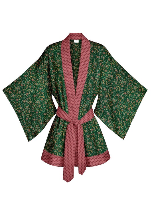 One Of A Kind Recyled Sari Kimono #90