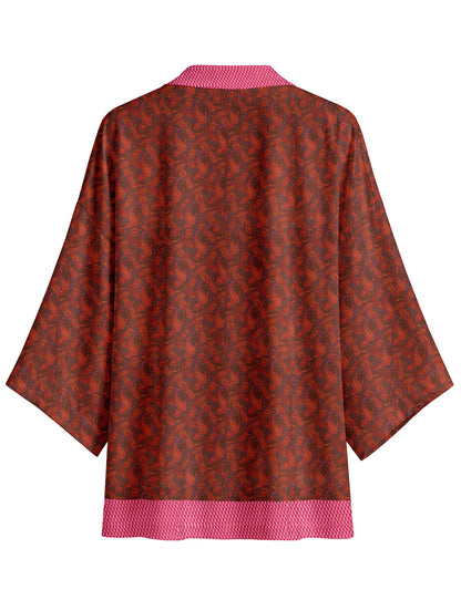 One Of A Kind Recyled Sari Kimono #91