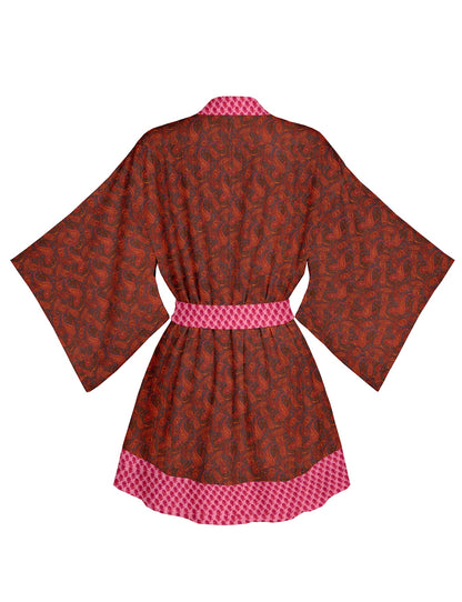 One Of A Kind Recyled Sari Kimono #91