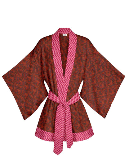 One Of A Kind Recyled Sari Kimono #91