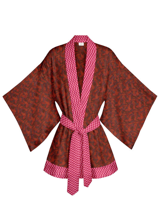 One Of A Kind Recyled Sari Kimono #91