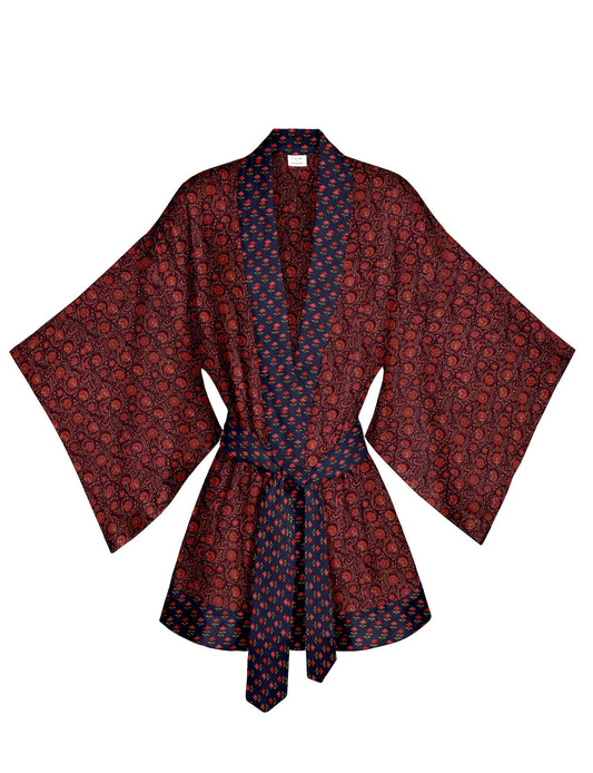 One Of A Kind Recyled Sari Kimono #92