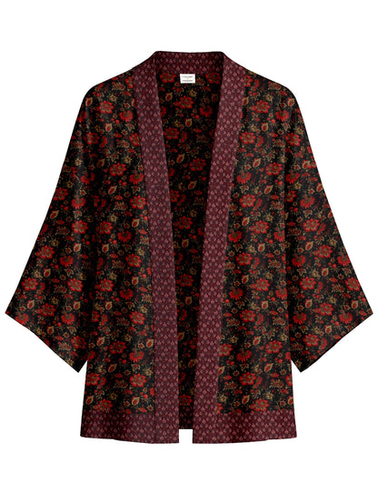 One Of A Kind Recyled Sari Kimono #93