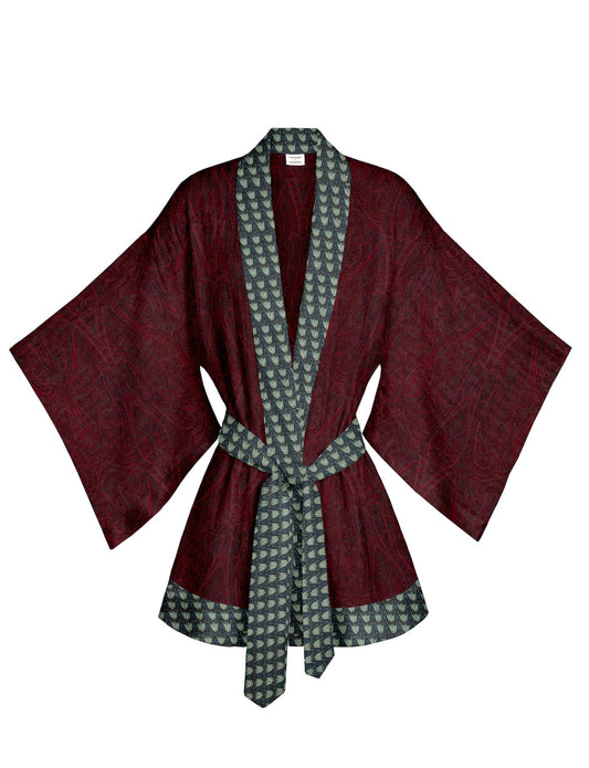 One Of A Kind Recyled Sari Kimono #94
