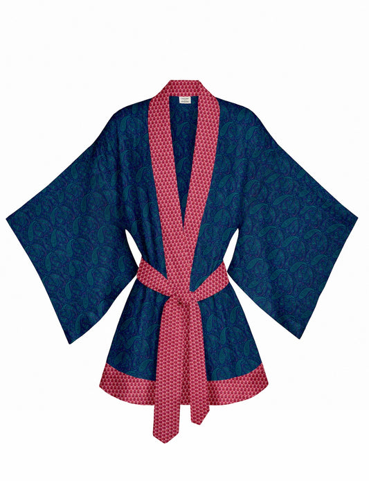 One Of A Kind Recyled Sari Kimono #95