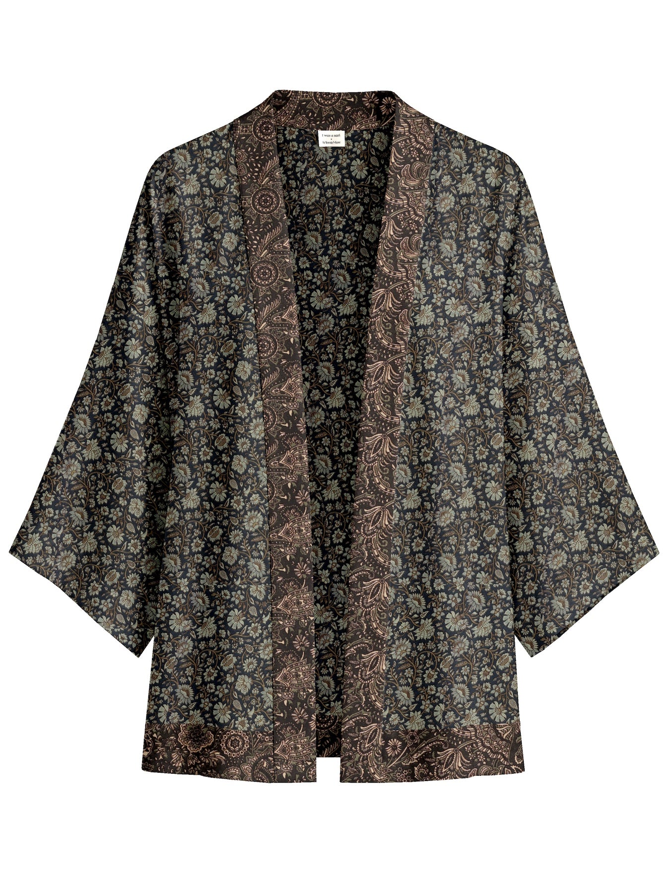 One Of A Kind Recyled Sari Kimono #96
