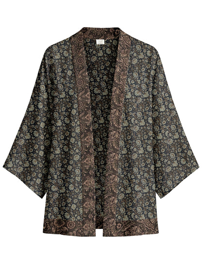One Of A Kind Recyled Sari Kimono #96