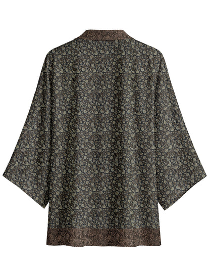 One Of A Kind Recyled Sari Kimono #96