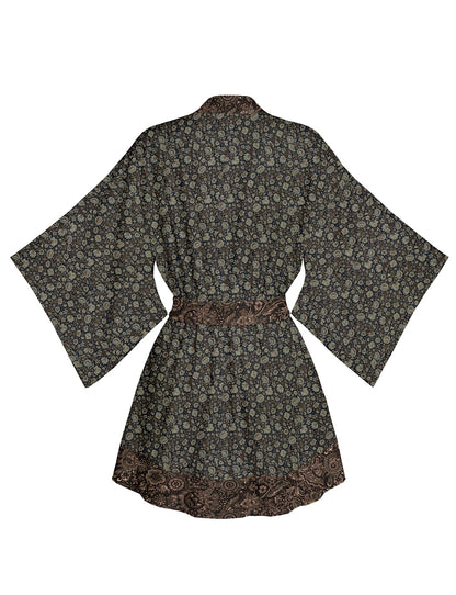 One Of A Kind Recyled Sari Kimono #96