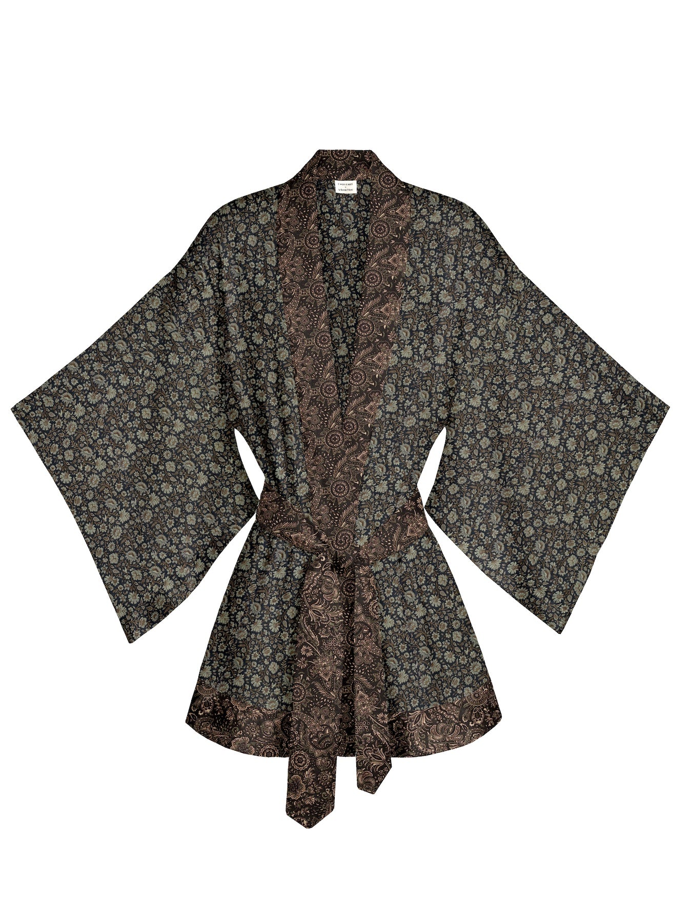 One Of A Kind Recyled Sari Kimono #96
