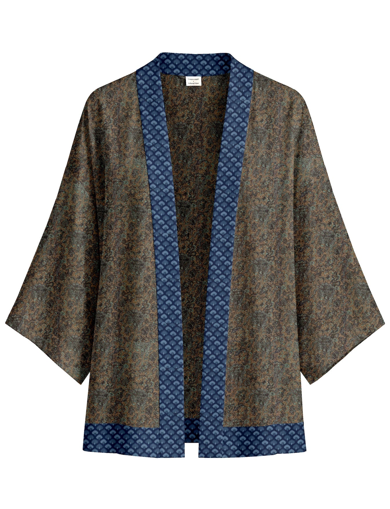 One Of A Kind Recyled Sari Kimono #97